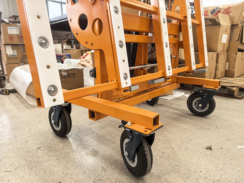 cart with wheels to transport stone