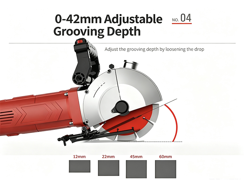 how to cut slots on wall and floor 