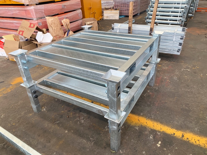 stackable steel racks for stone 