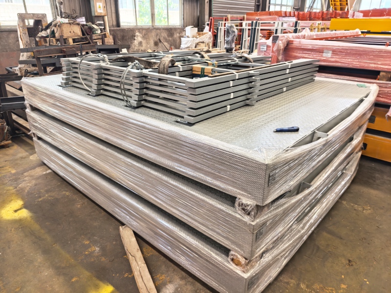 robust steel platform for rough block processing