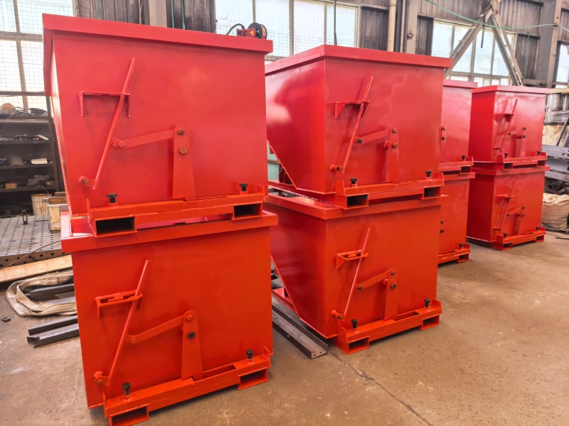 forklift movable industrial dump bin cost 