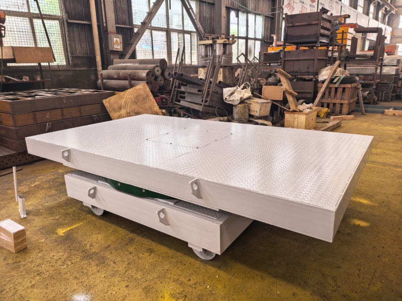 custom robust steel platform for stone blocks