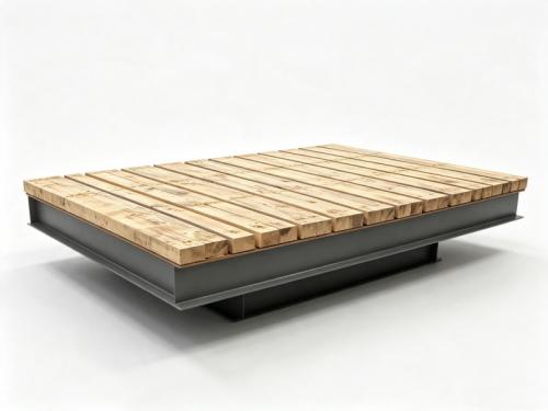 Lifting and rotating worktable for stone bridge saw